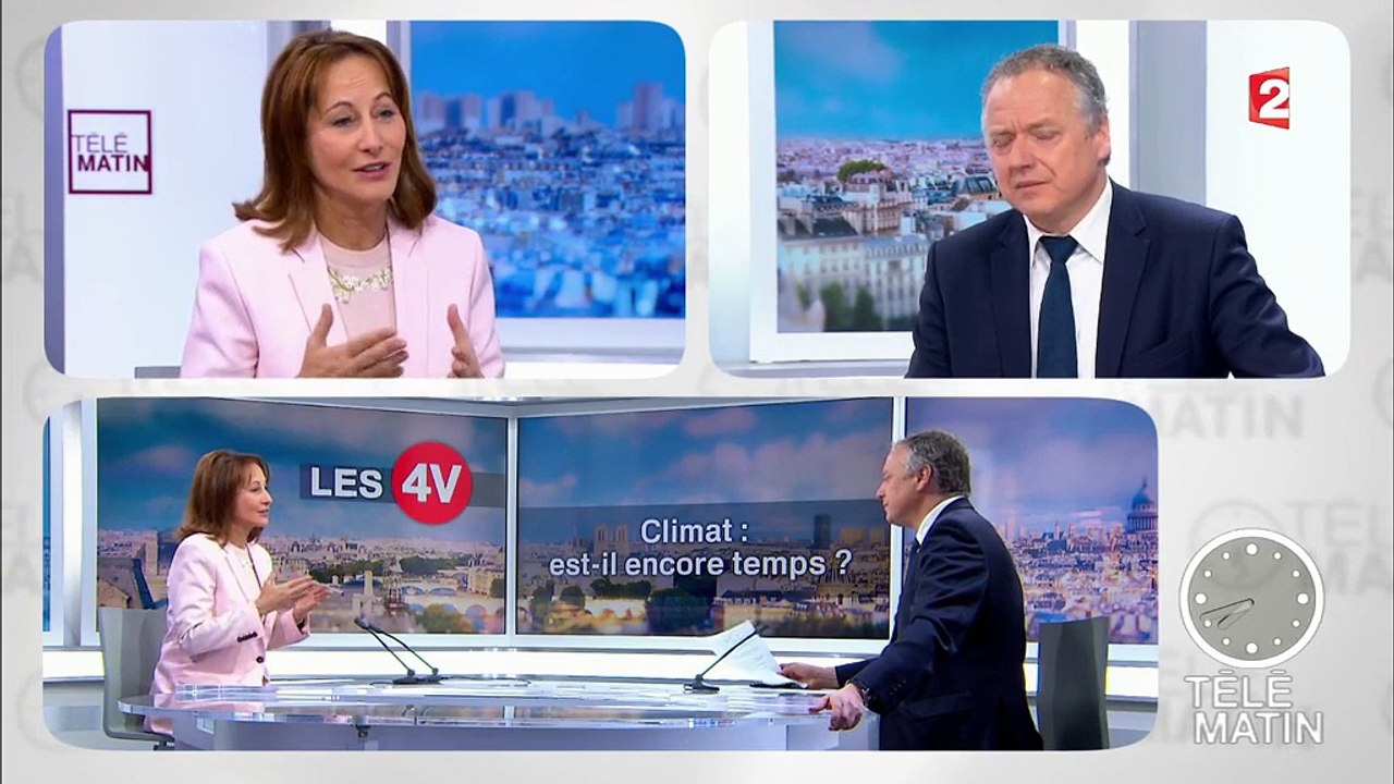 Les 4 Vérités - Ségolène Royal sur le climat : "Il faut être conscient de l'urgence"
