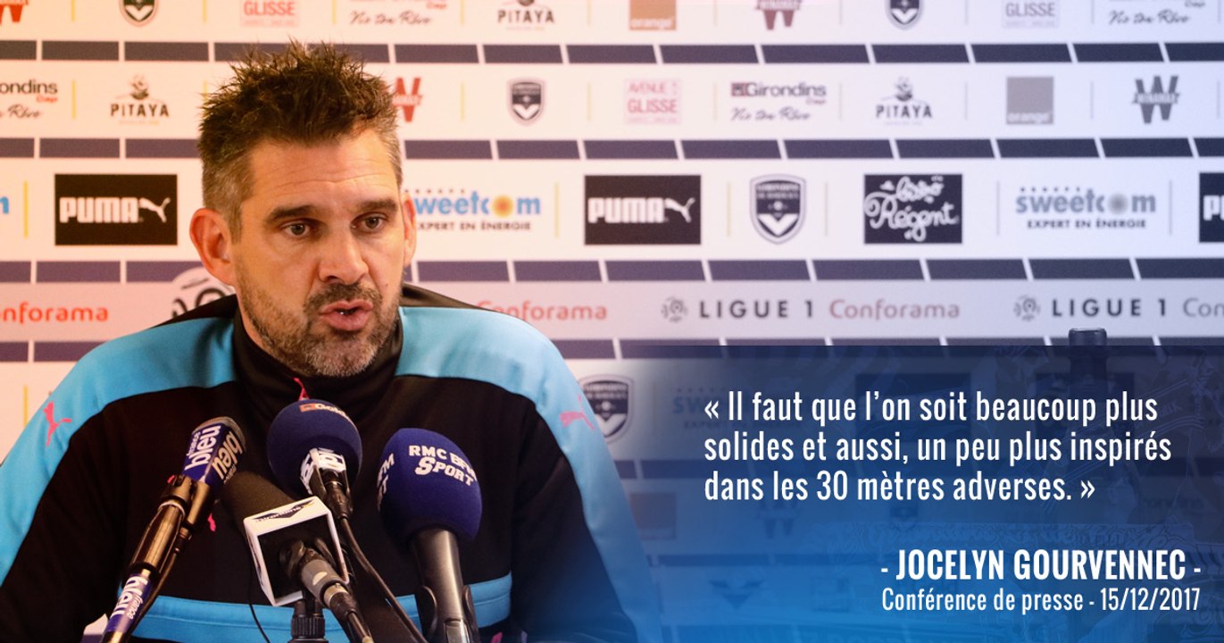 Les mots de Jocelyn Gourvennec avant Nice-Bordeaux