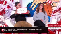 Les Z’Amours : Tex choqué face à un couple en plein débat sur leur vie sexuelle (vidéo)