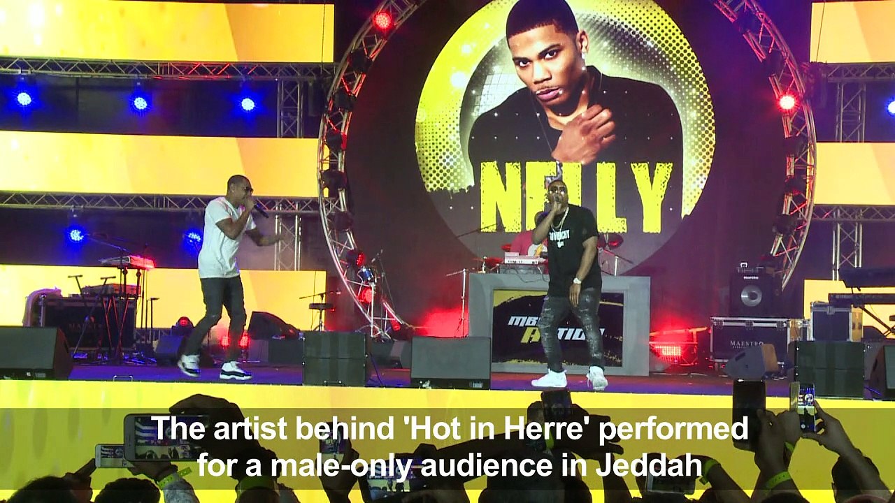 US rapper Nelly gives men-only concert in Saudi Arabia