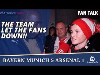 The Team Let The Fans Down!! | Bayern Munich 5 Arsenal 1