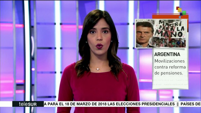 Buenos Aires: trabajadores rechazan reforma laboral y previsional