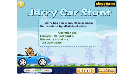 Tom and Jerry Games , Jerry Car Stunt, Cartoon Game Kids -Game Kids TV