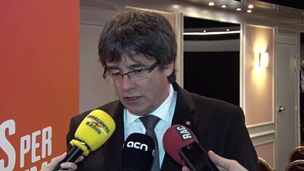Puigdemont diu que si el parlament el ratifica exercirà de president en la condició que es trobi