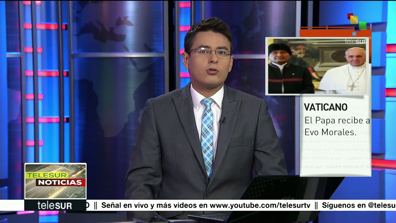 Evo Morales se reúne con el papa Francisco en el Vaticano