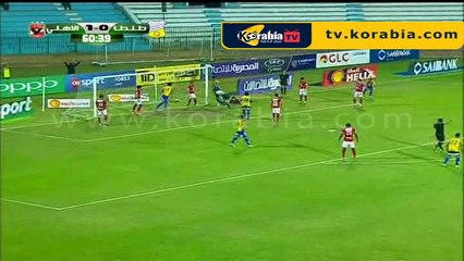 هدف التعادل لطنطا في مرمى الاهلي .. الدوري المصري