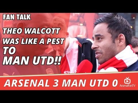Theo Walcott Was Like A Pest To Man Utd!! | Arsenal 3 Man Utd 0