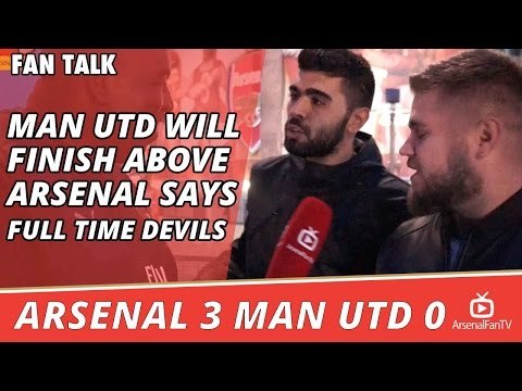 Man Utd Will Finish Above Arsenal says Full Time Devils | Arsenal 3 Man Utd 0