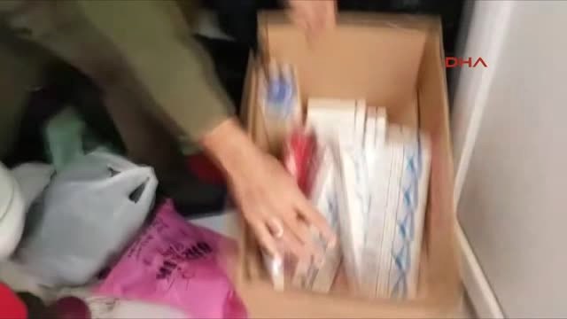 Kahramanmaraş Oyuncakçıda Kaçak Sigara Ele Geçti