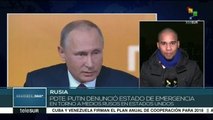 Pdte. Putin aborda temas internacionales en reunión con medios