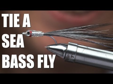 Fly Tying - classic saltwater bass fly - how to tie it