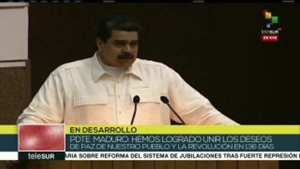 Maduro: La ANC significó la llegada de la paz en Venezuela