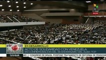 Acto en solidaridad con Venezuela durante 13 aniversario del ALBA-TCP