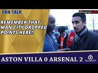 Remember That Man City Dropped Points Here!! | Aston Villa 0 Arsenal 2