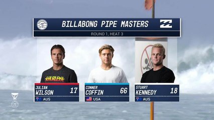 Adrénaline - Surf : 2017 Billabong Pipe Masters- Round One, Heat 3