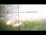 Slo mo shooting - Exploding target with an air rifle and kettle with a .243