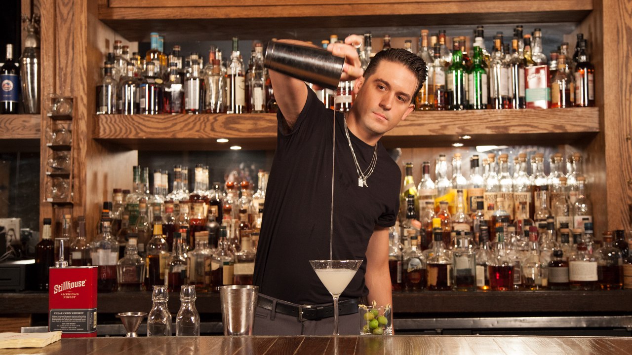 G Eazy Shakes Up The Perfect Dirty Martini | Behind The Bar