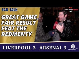 Great Game, Fair Result feat The RedMenTV  | Liverpool 3 Arsenal 3