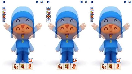 Talking Pocoyo Learn Animals Sounds Funny Videos For Kids Games Children