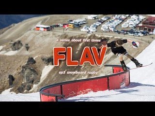 Rusty Toothbrush Present Snowboard Rugby