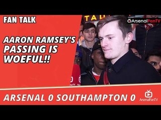 Aaron Ramsey's Passing Is Woeful!!  | Arsenal 0 Southampton 0