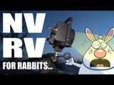Rabbit-shooting with vehicle-mounted night-vision