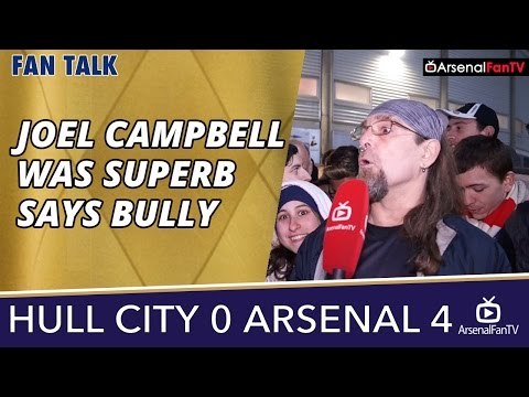 Joel Campbell Was Superb says Bully | Hull 0 Arsenal 4 | FA Cup