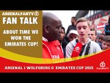 About Time We Won The Emirates Cup! | Arsenal 1 Wolfsburg 0 | Emirates Cup.