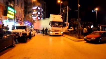 Mazotu Biten Tır Trafiği Alt Üst Etti