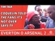 Francis Coquelin Told The Fans It's Not Over says TY | Everton 0 Arsenal 2