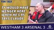 TY Would Have Wenger Here When He's 95 says Claude  | West Ham 3 Arsenal 3