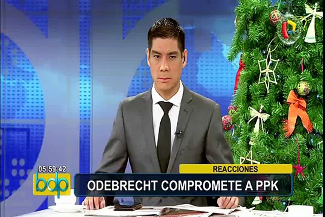 Políticos peruanos se pronuncian por presuntos vínculos de PPK con Odebrecht