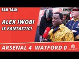 Alex Iwobi Is Fantastic! | Arsenal 4 Watford 0