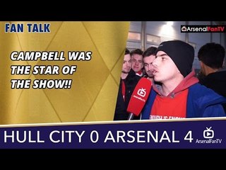 Joel Campbell Was The Star Of The Show!!l | Hull 0 Arsenal 4