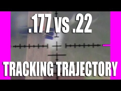 Tracking Trajectory - .22 vs .177 airgun pellets