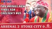 Fan Brings New Tyres For Chelsea's Bus | Arsenal 2 Stoke 0
