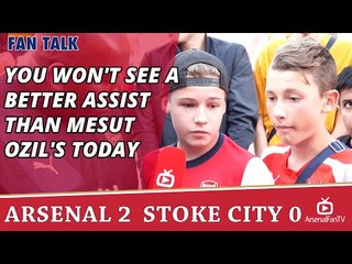 You Won't See a Better Assist Than Mesut Ozil's Today | Arsenal 2 Stoke 0
