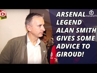 Arsenal Legend Alan Smith Gives Some Advice to Olivier Giroud! | Arsene Wenger Book Launch