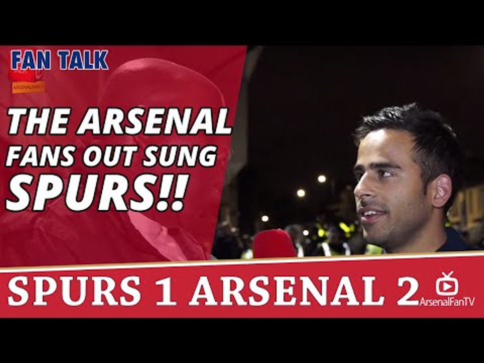The Arsenal Fans Out Sung Spurs!! | Spurs 1 Arsenal 2