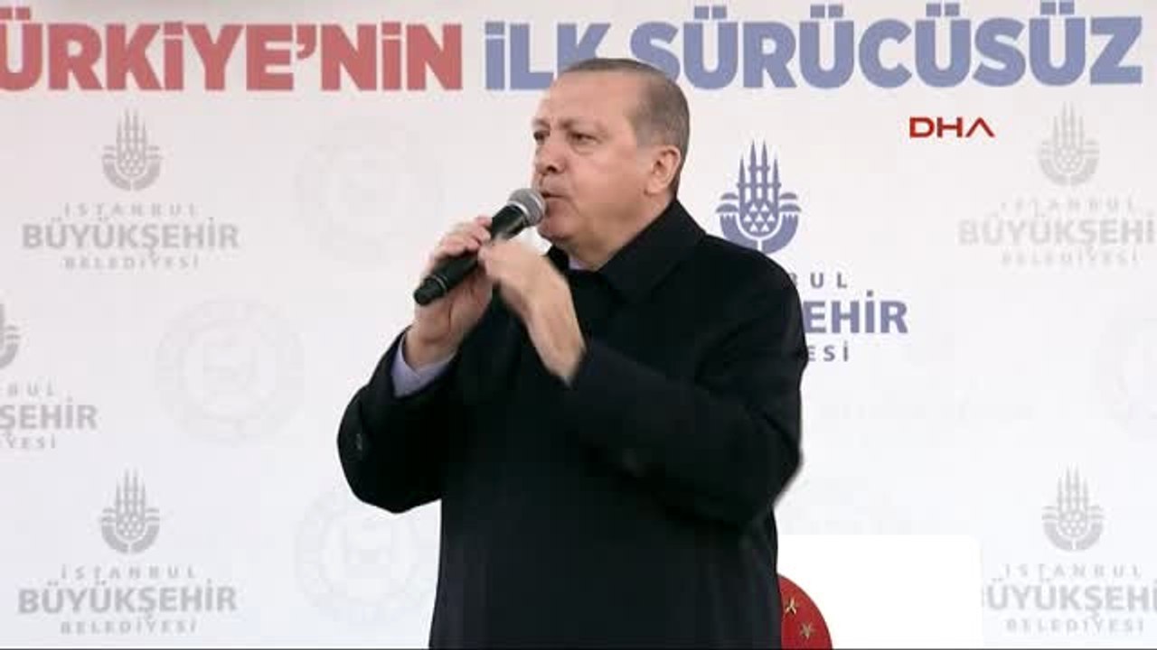 Cumhurbaşkanı Erdoğan'dan Metro Açılışında Ataşehir Açıklaması