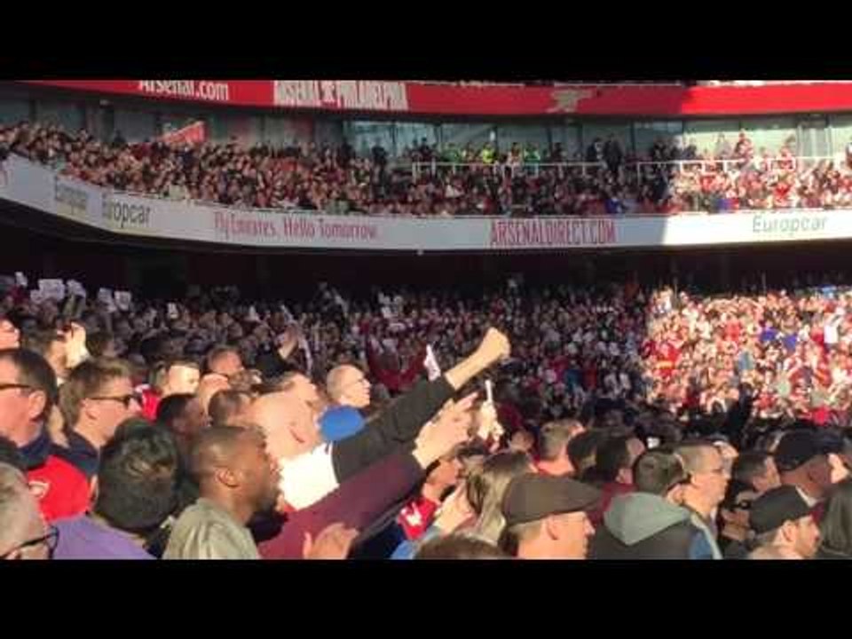 Arsenal v Norwich 1-0 | Fans Protest Inside The Emirates