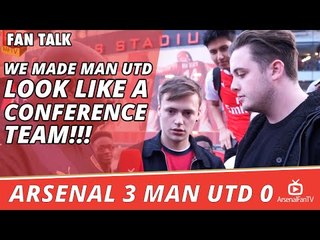 We Made Man Utd Look Like A Conference Team!!! | Arsenal 3 Man Utd 0