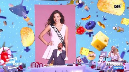 Maxime Guény drague une candidate à Miss France