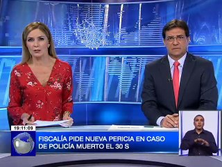 Fiscalía pide nueva pericia en caso de policía muerto el 30S