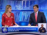 Índice de radiación extremadamente altos en Quito