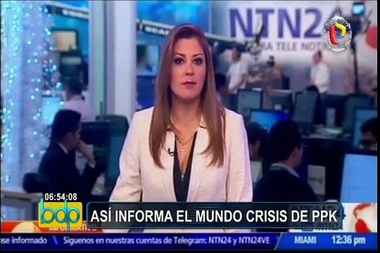 Así informaron medios internacionales sobre la situación de PPK