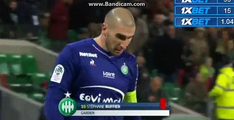 Stephanie Ruffier RED CARD - Saint Etienne 0-3 Monaco 15.12.2017