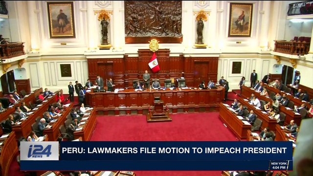 i24NEWS DESK | Peru: lawmakers file motion to impeach president | Friday, December 15th 2017
