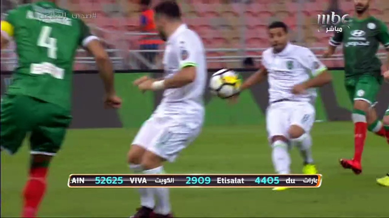 أهم لقطات وأهداف مباراة الأهلي والإتفاق