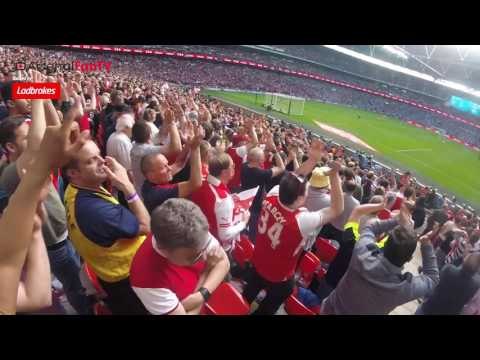 Gooners Takeover Wembley! | Arsenal Fans Celebrate Win Over Man City